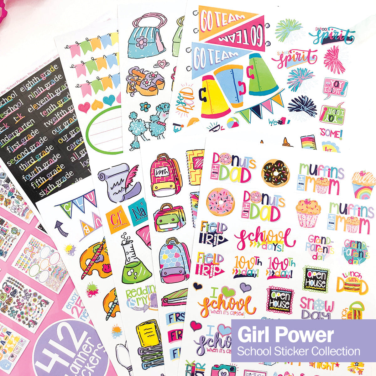 Mom Must-Have School Keepsake Kit | Class Keeper, Photo Prop Deck & School Stickers + BONUS App Membership