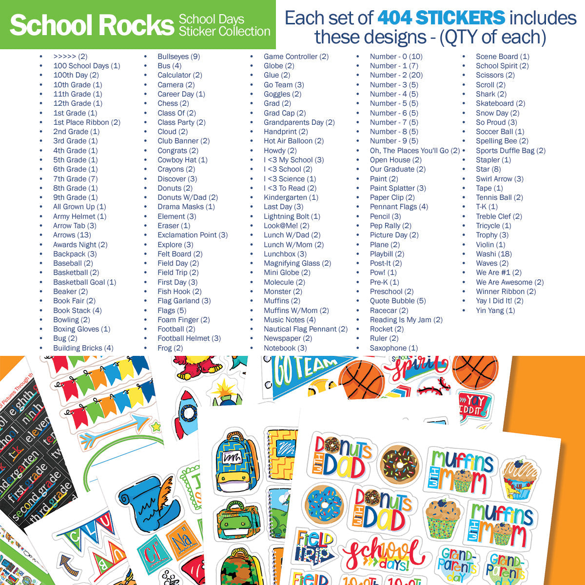 Mom Must-Have School Keepsake Kit | Class Keeper®, Photo Prop Deck & School Stickers | BONUS! App Membership + BONUS! Earn & Learn® Chore Chart Pad | (2) Styles