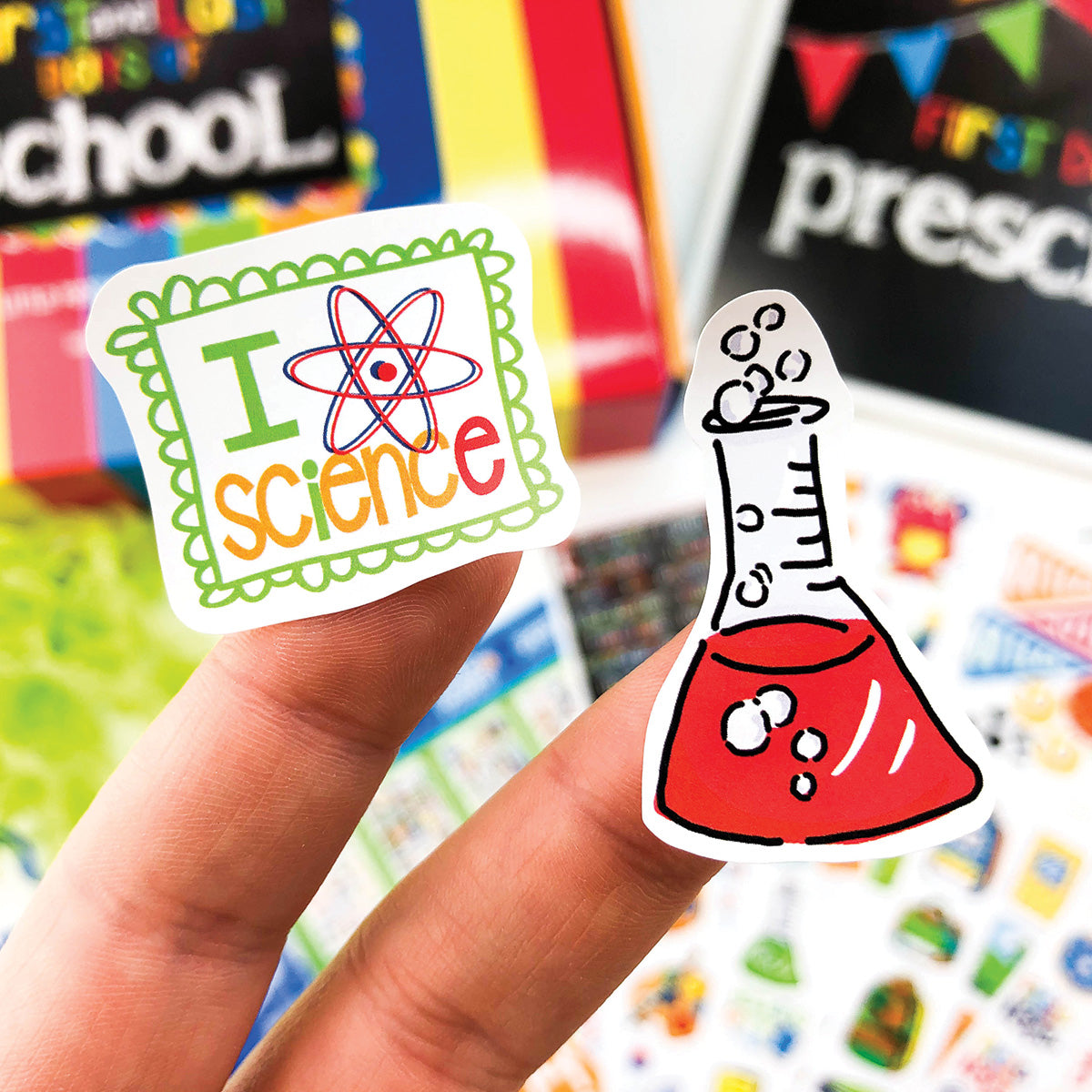 Mom Must-Have School Keepsake Kit | Class Keeper®, Photo Prop Deck & School Stickers | BONUS! App Membership + BONUS! Earn & Learn® Chore Chart Pad | (4) Styles