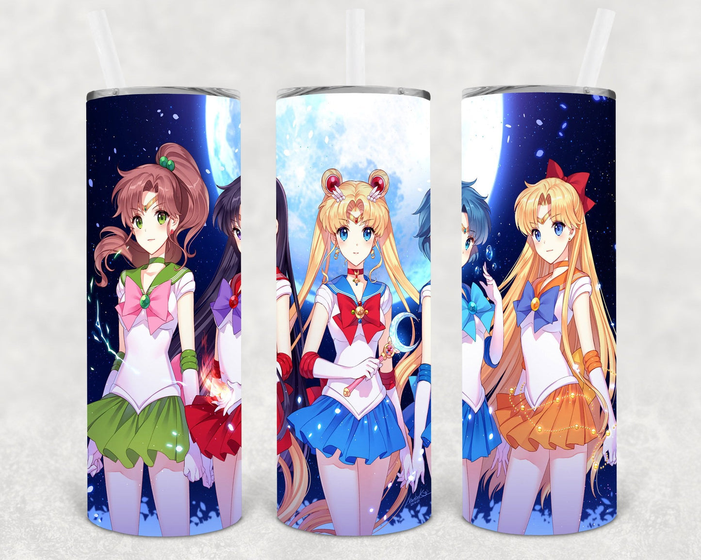 Sailor Moon 20 oz Skinny Tumbler