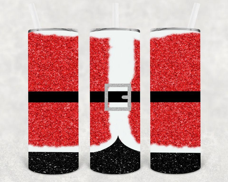 Santa 20 oz Skinny Tumbler