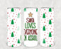 Santa Loves Everyone Even A**holes 20 oz Skinny Tumbler