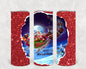 Santa Sleigh 20 oz Skinny Tumbler
