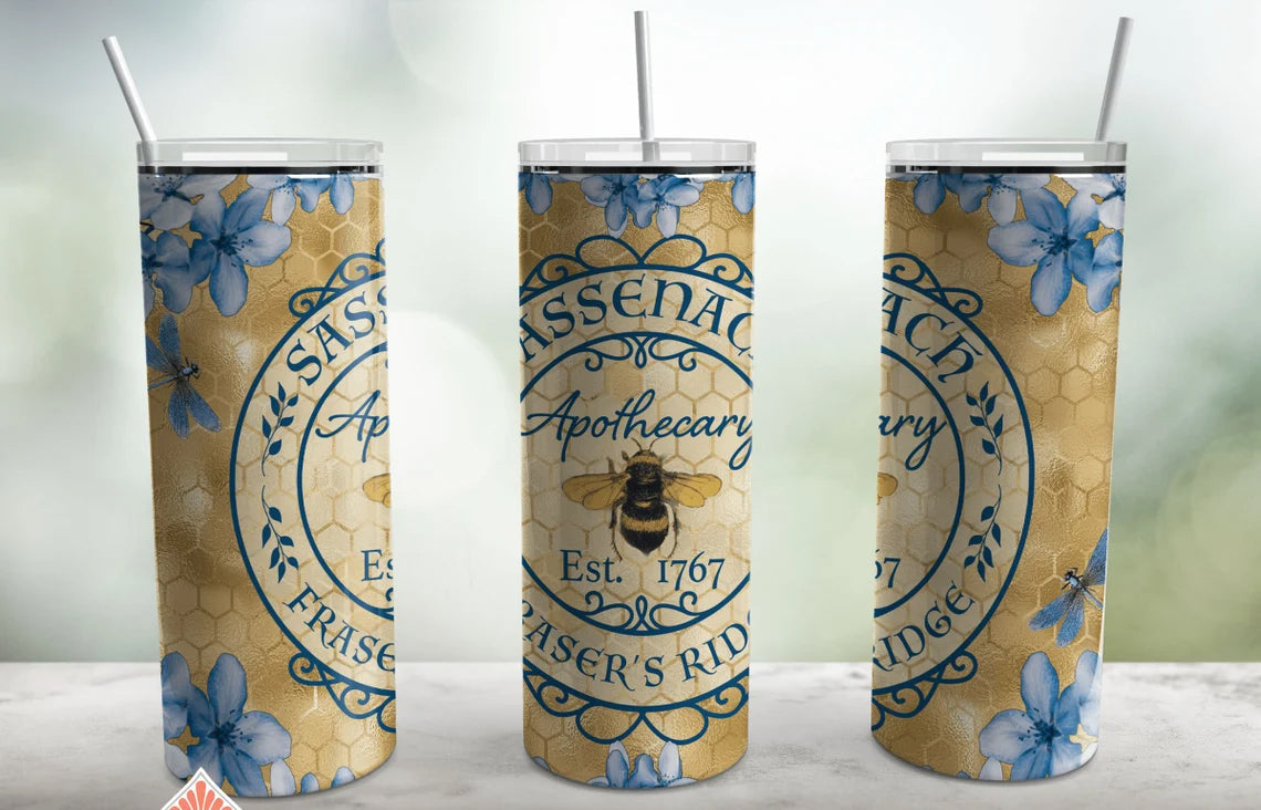 Sassenach Apothecary 20 oz Skinny Tumbler