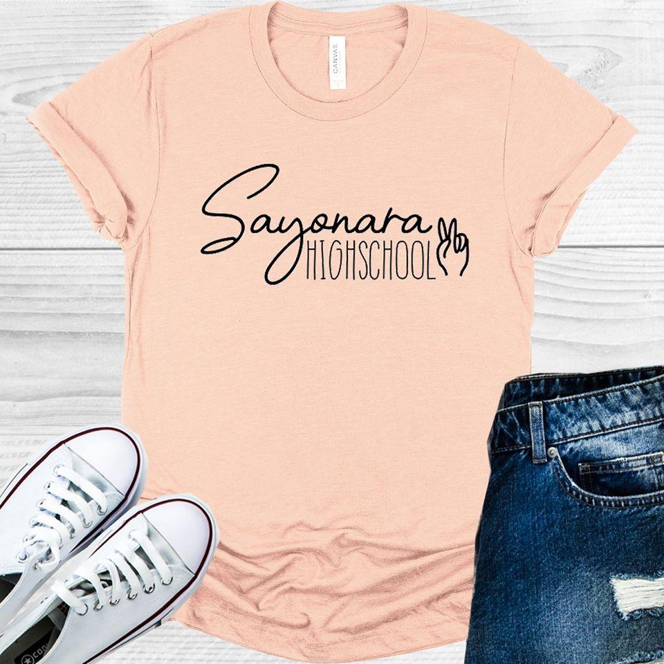 Sayonara Highschool Graphic Tee