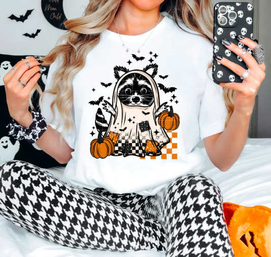 Scary Racoon Graphic Tee