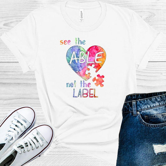 See the Able Not the Label Autism Awareness Graphic Tee