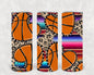 Serape Leopard Basketball 20 oz Skinny Tumbler