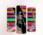 Serape Skeleton 20 oz Skinny Tumbler
