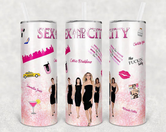 Sex and the City 20 oz Skinny Tumbler