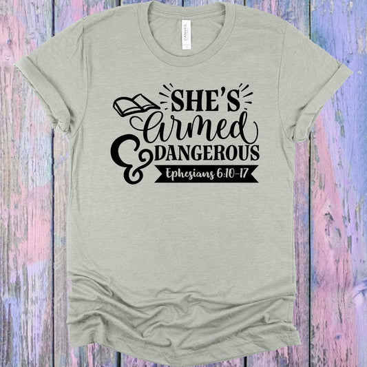 She's Armed and Dangerous Graphic Tee