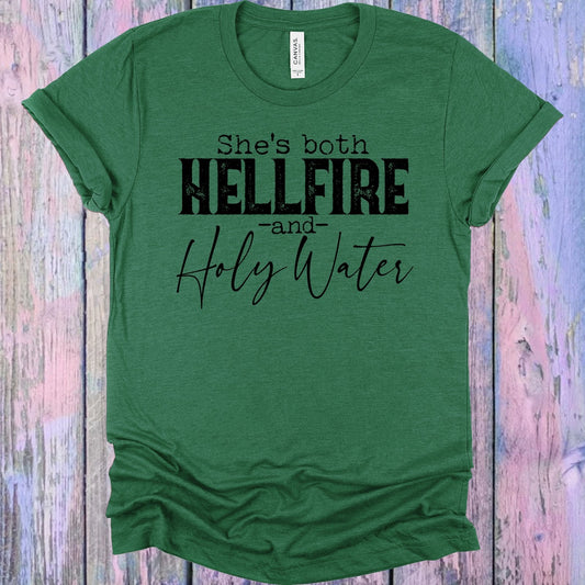 She's Both Hellfire and Holy Water Graphic Tee