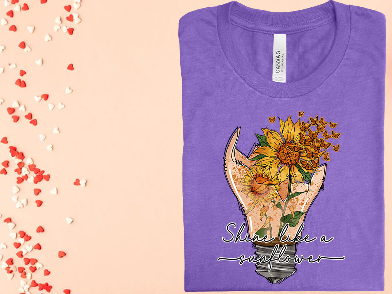 Shine Like a Sunflower Graphic Tee