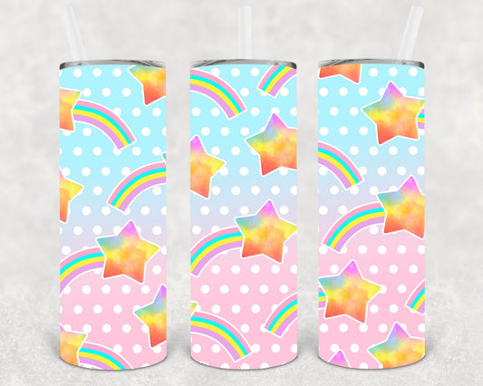 Shooting Stars 20 oz Skinny Tumbler