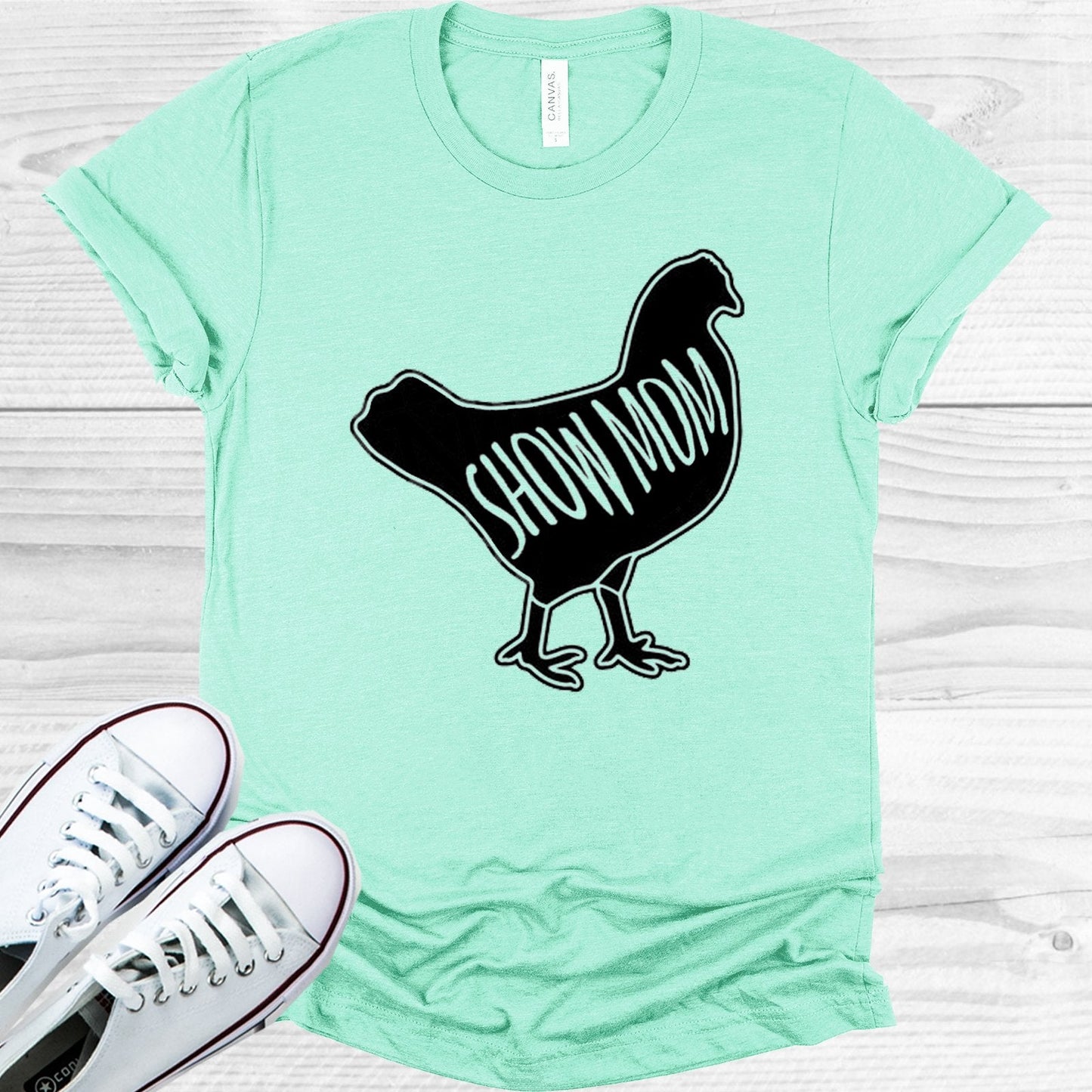Show Mom Chicken Graphic Tee