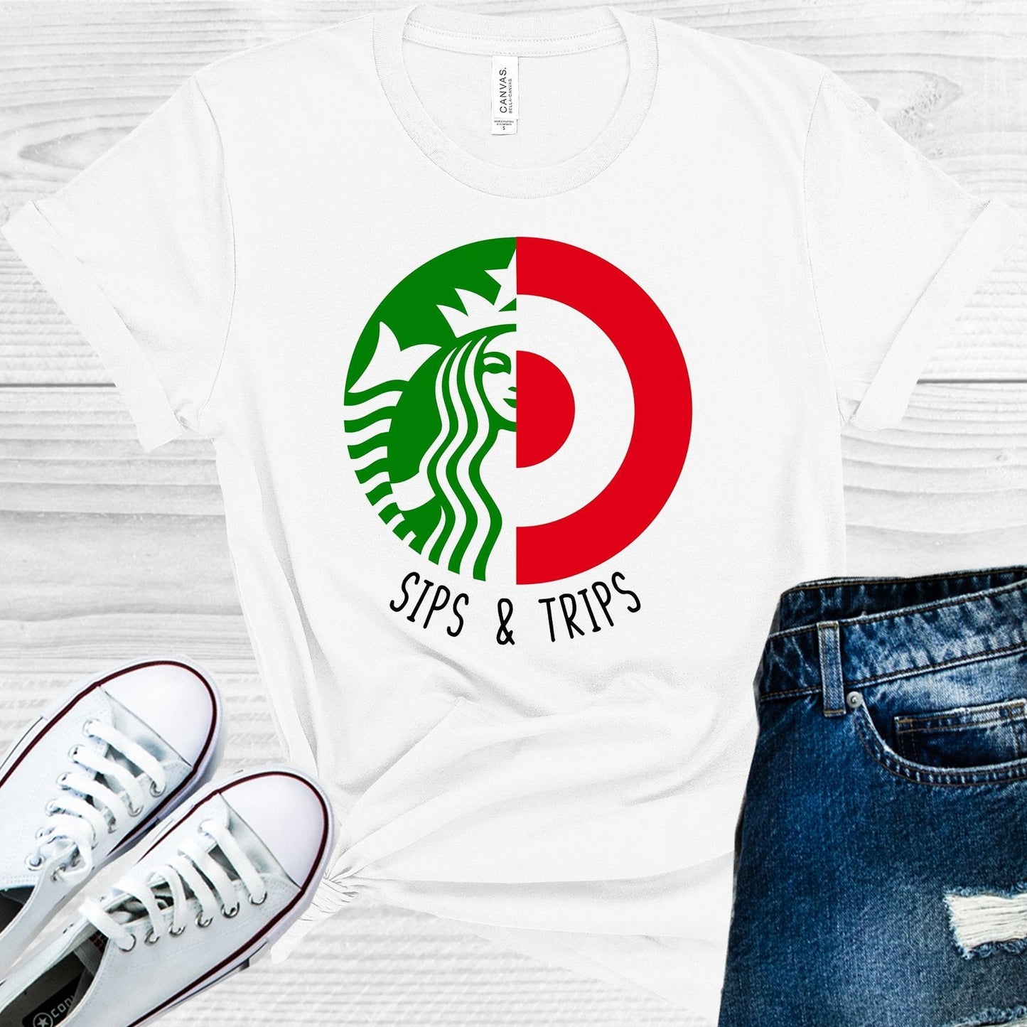 Sips & Trips Graphic Tee