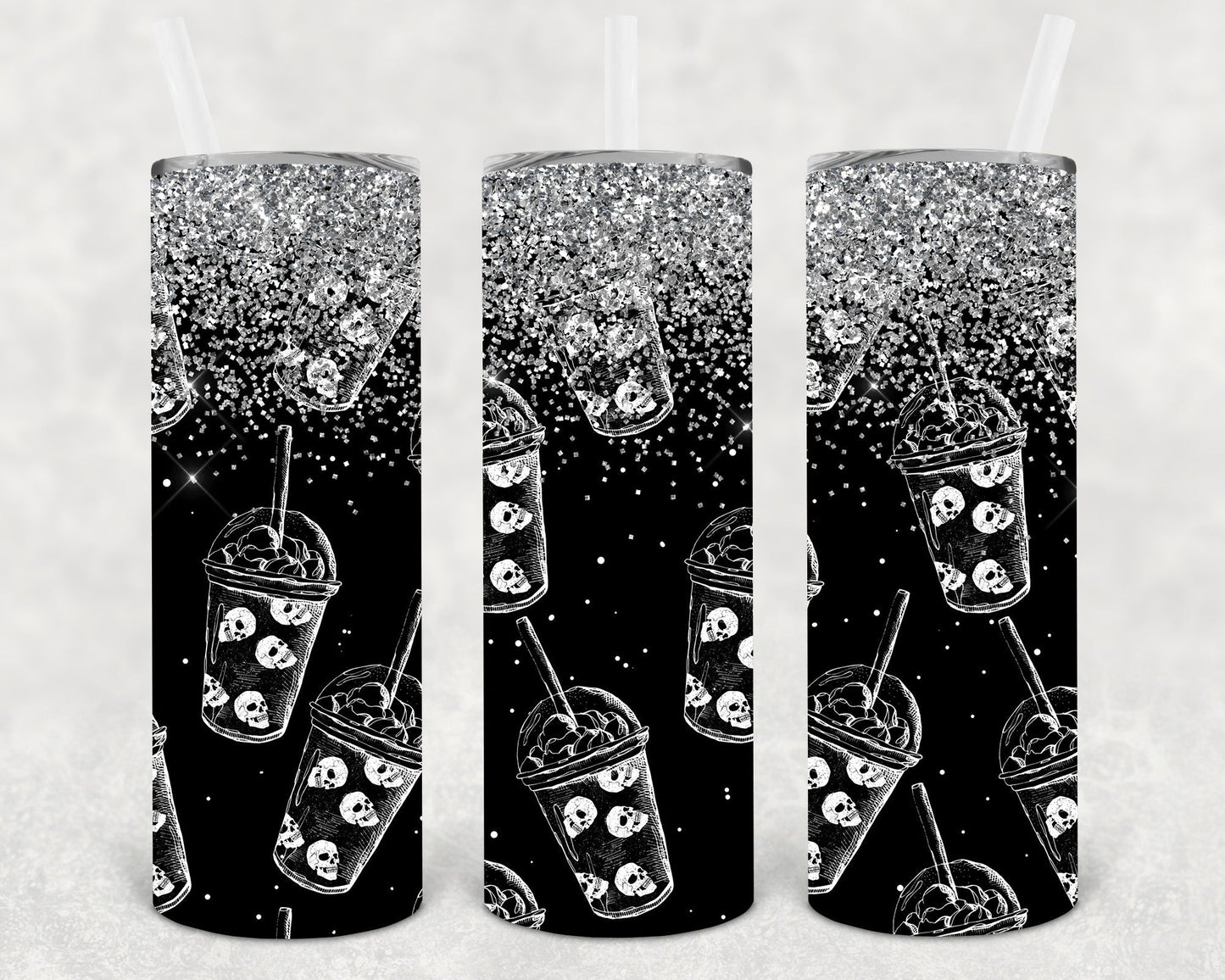 Skellie Coffee 20 oz Skinny Tumbler