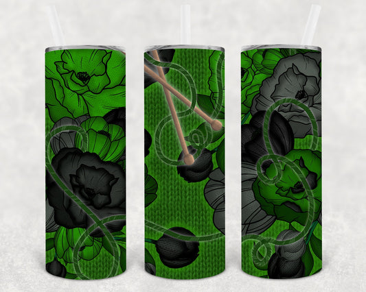 Slytherin Sweater 20 oz Skinny Tumbler