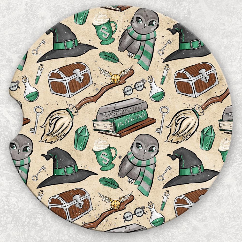 Car Coaster Set - Slytherin