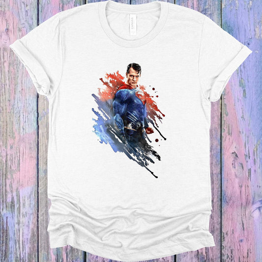 S-Man Watercolor Graphic Tee
