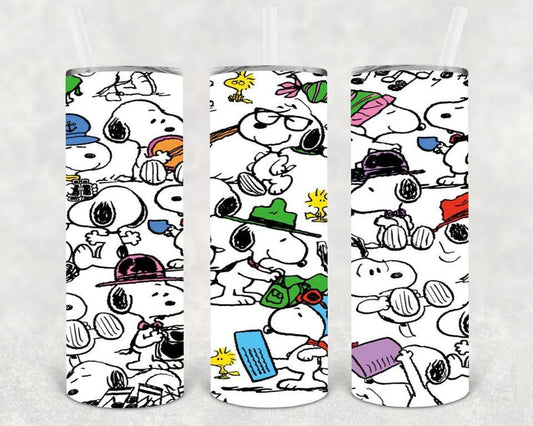 Snoopy 20 oz Skinny Tumbler