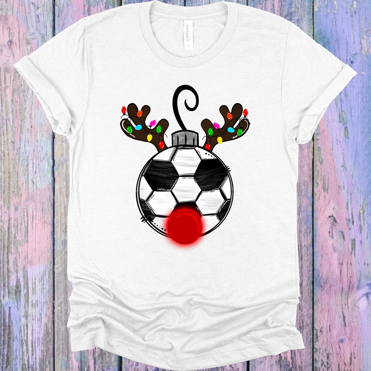 Soccer Reindeer Graphic Tee