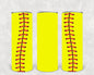 Softball 20 oz Skinny Tumbler
