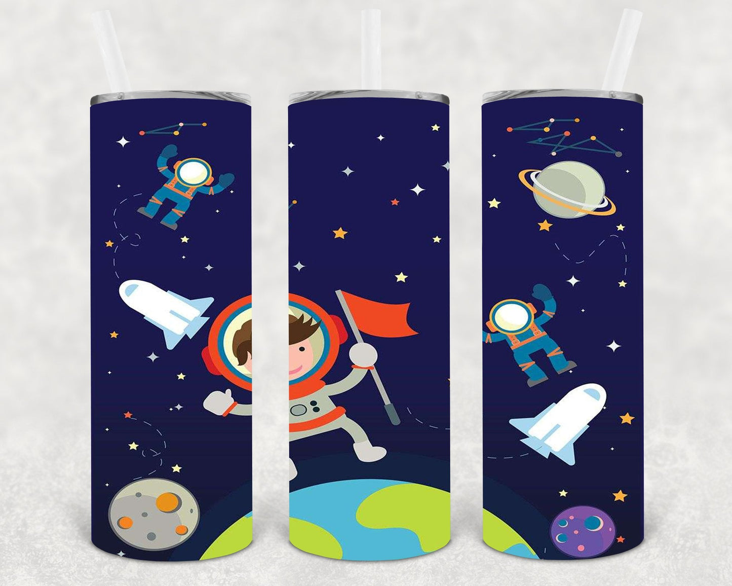 Space 20 oz Skinny Tumbler