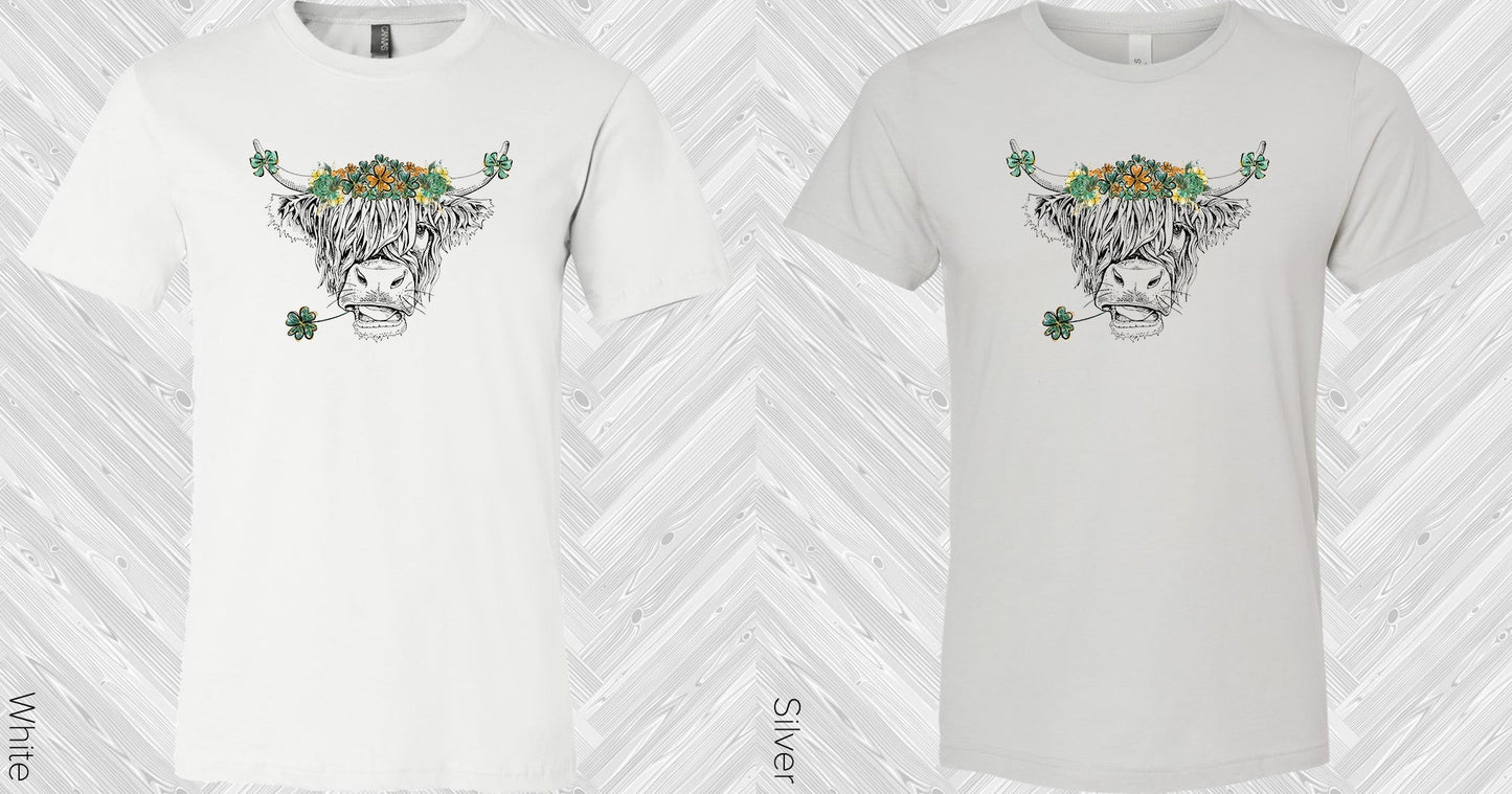 St Patricks Day Cow Graphic Tee