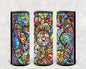 Stained Glass 20 oz Skinny Tumbler