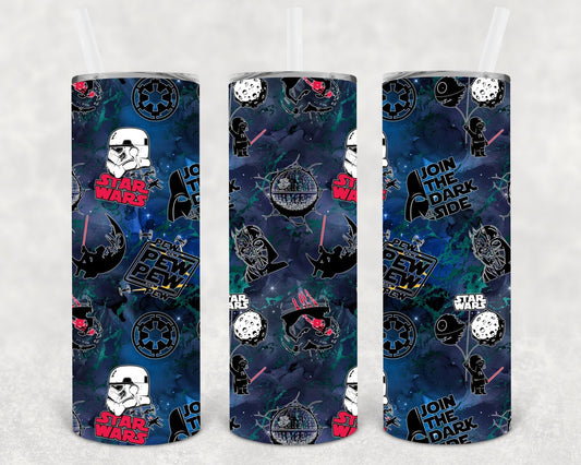 SW Dark Side 20 oz Skinny Tumbler