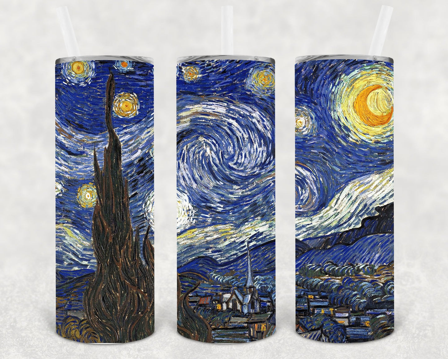 Starry Night 20 oz Skinny Tumbler