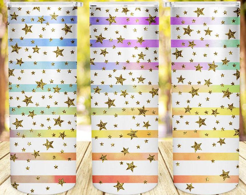 Stars and Stripes 20 oz Skinny Tumbler