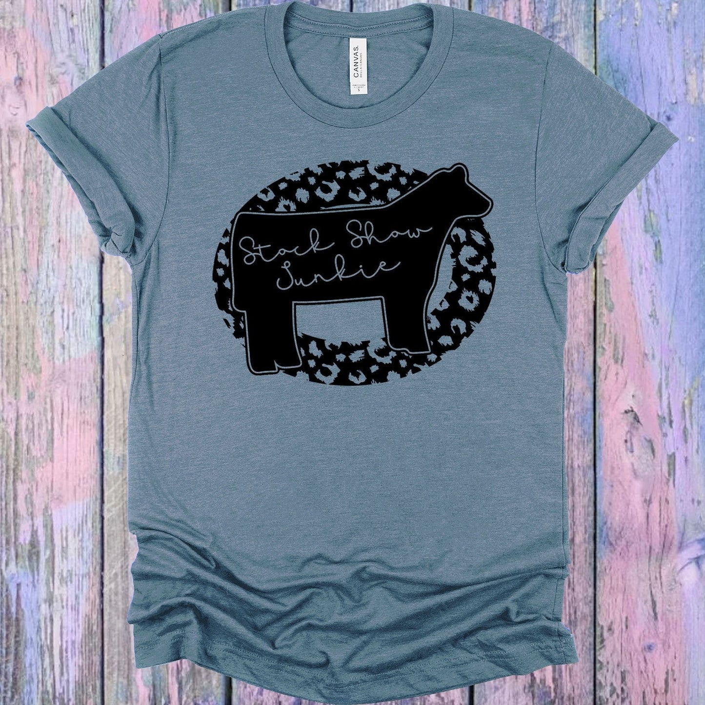 Stock Show Junkie Cow Graphic Tee