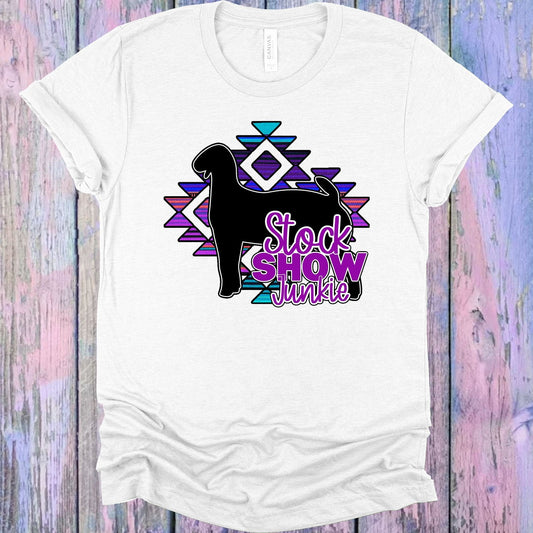 Stock Show Junkie Goat Graphic Tee