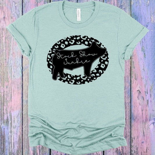 Stock Show Junkie Pig Graphic Tee