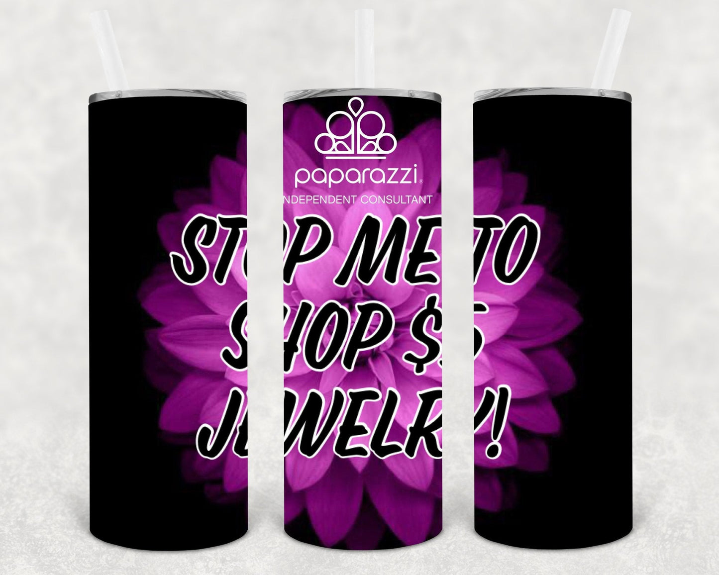 Stop Me to Shop $5 Jewelry Paparazzi 20 oz Skinny Tumbler