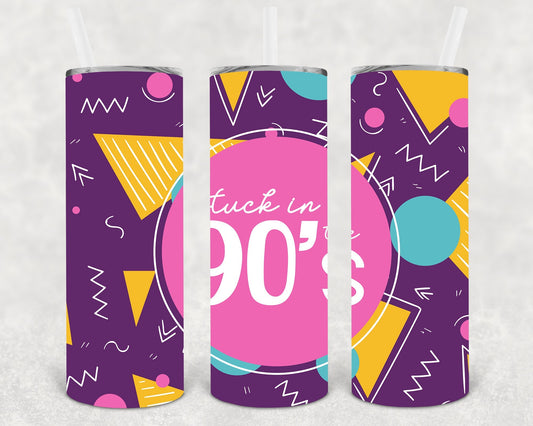 Stuck in the 90s 20 oz Skinny Tumbler