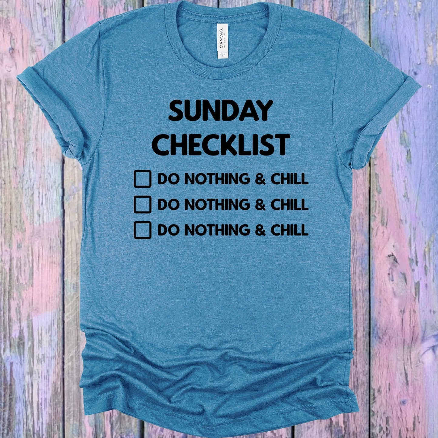 Sunday Checklist Graphic Tee