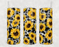 Sunflower Cow 20 oz Skinny Tumbler