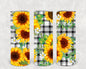 Sunflower Plaid 20 oz Skinny Tumbler