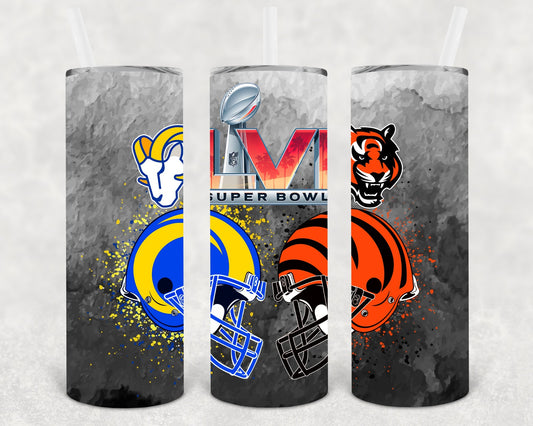 Superbowl 20 oz Skinny Tumbler