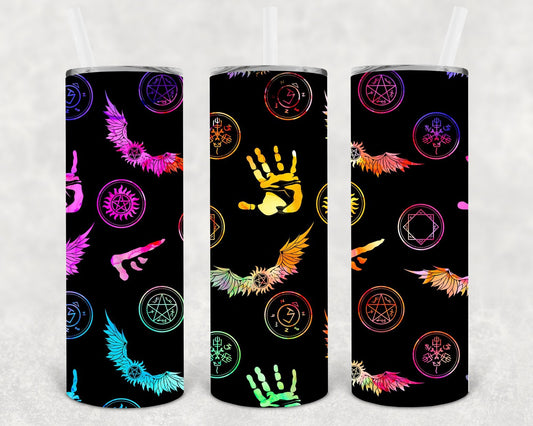 Supernatural 20 oz Skinny Tumbler