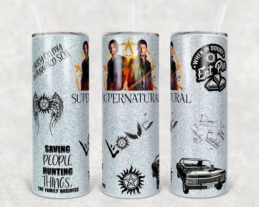 Supernatural 20 oz Skinny Tumbler