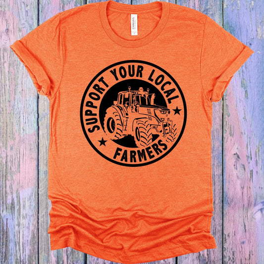 Support Your Local Farmers Graphic Tee