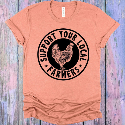 Support Your Local Farmers Graphic Tee