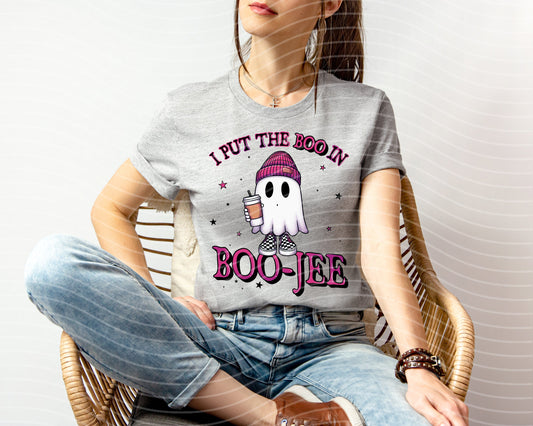 I Put the Boo in Boo-Jee Graphic Tee