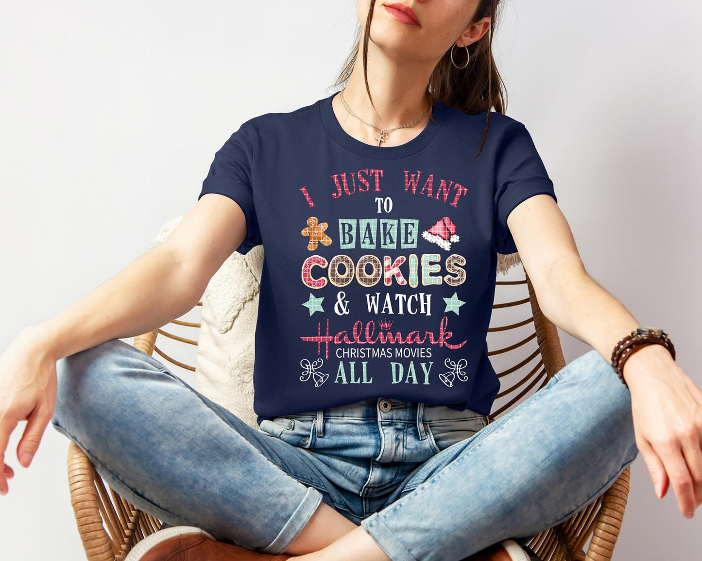I Just Want to Bake Cookies Graphic Tee