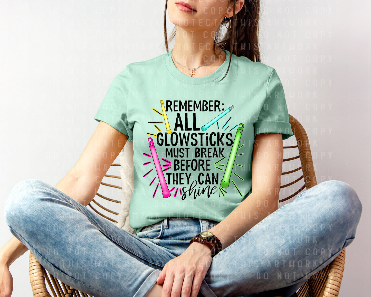 Remember All Glowsticks Graphic Tee