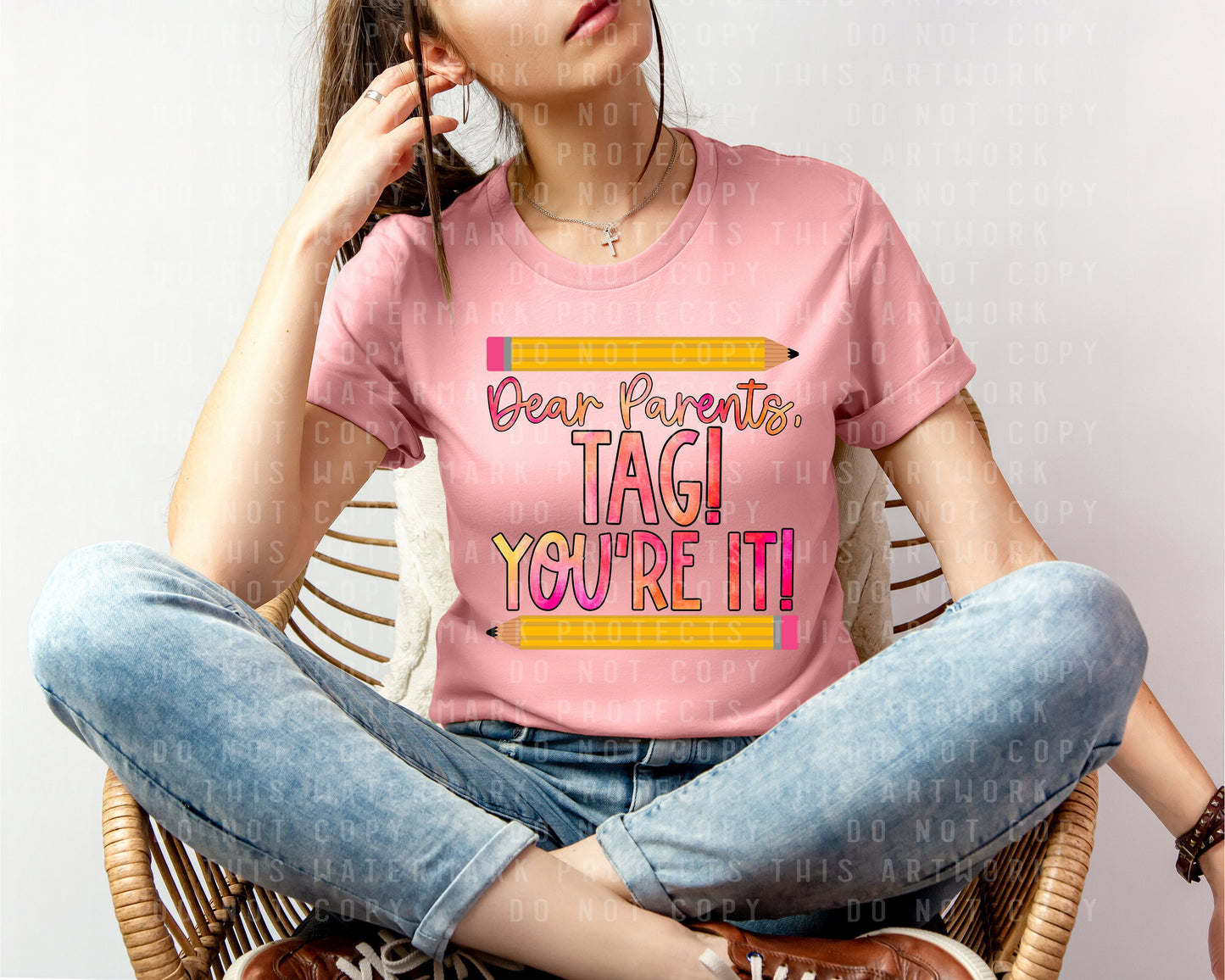 Dear Parents Tag You're It Graphic Tee (Copy)
